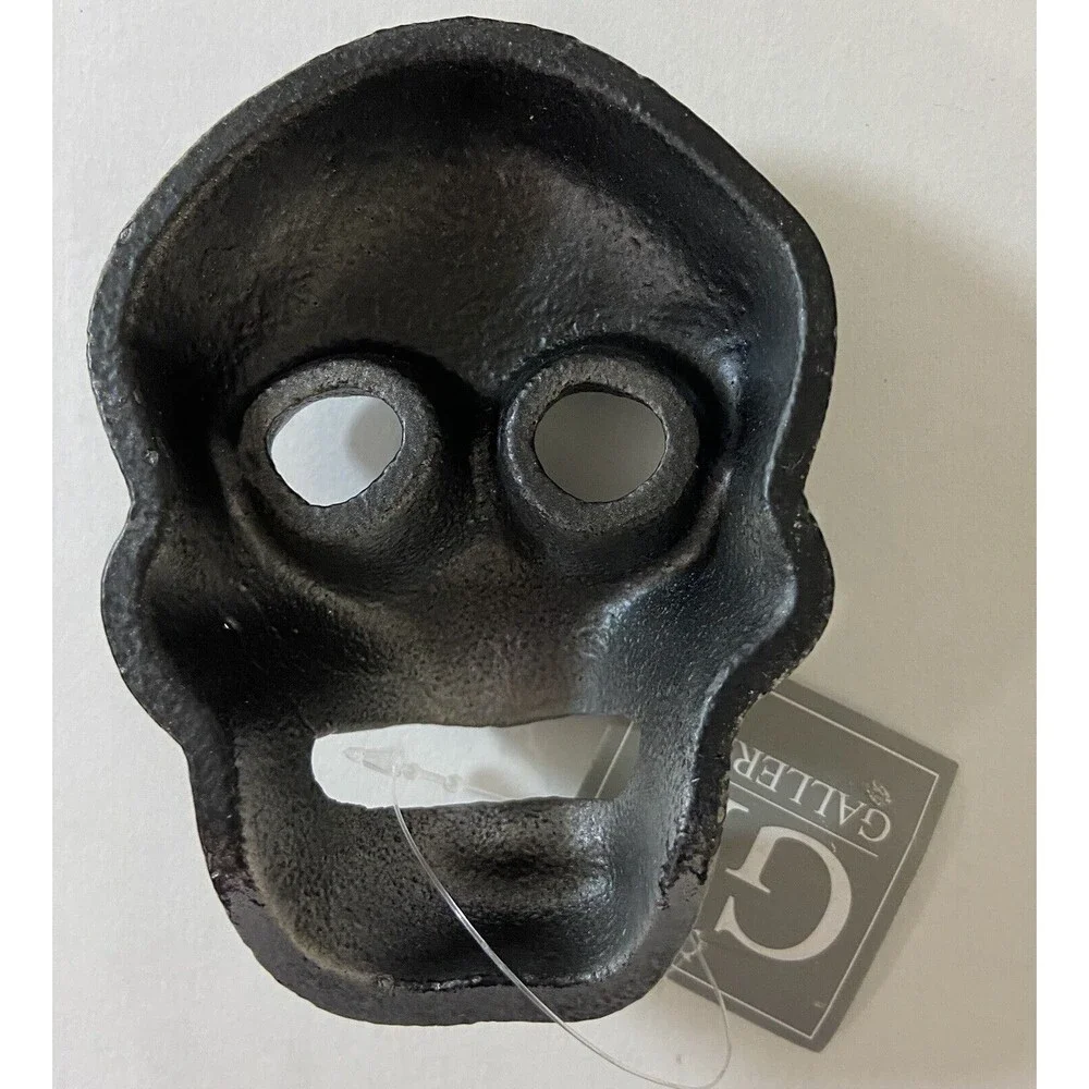 Silver Skull Cast Iron Beer Bottle Opener NWT